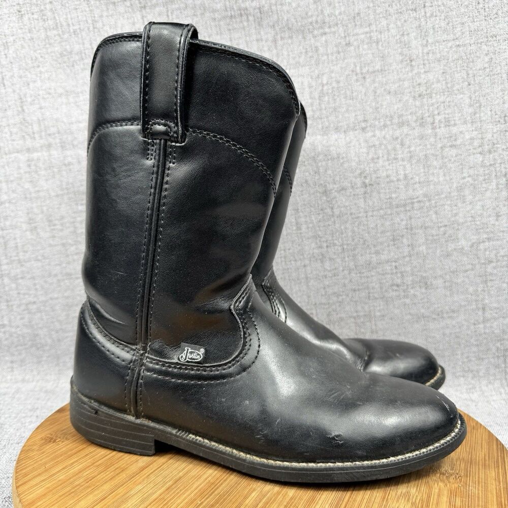 Justin Boots Men's Size 8 D Cowboy Western Leather Roper